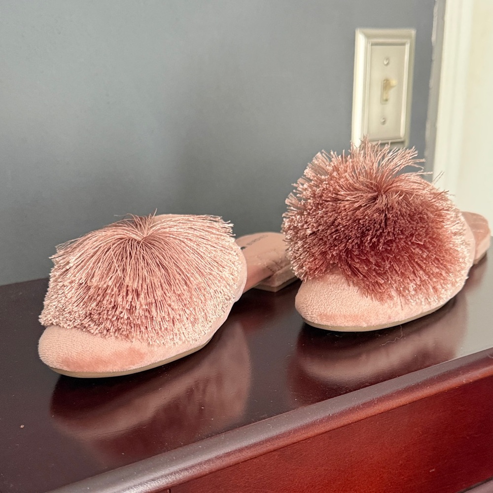 Birdies Blush Women's Pom-Pom Slippers
